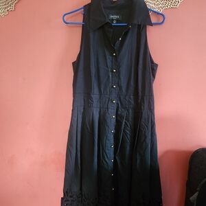 Chetta B Black Sleeveless Dress